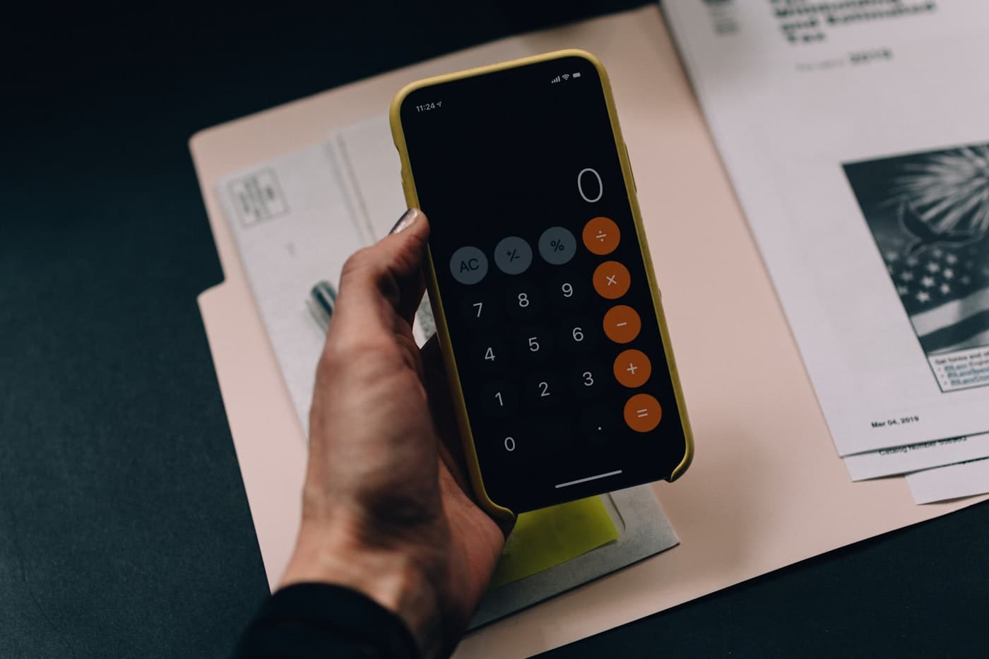 Financial planning documents and calculator for ISO certification budgeting