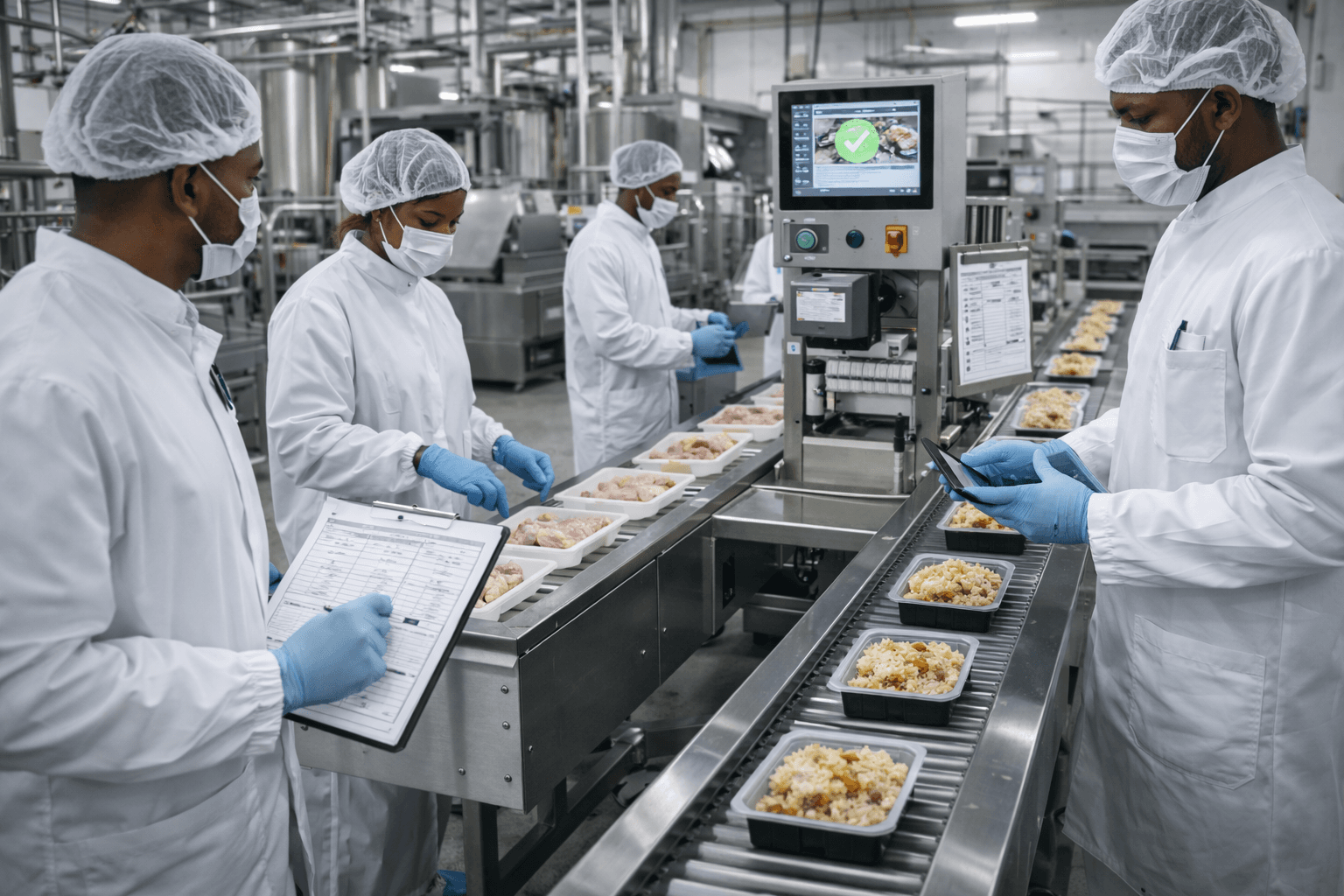 Fresh food produce representing food safety